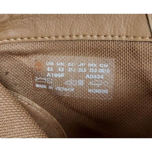 Ladies Timberland Nubuck Tan Glancy Laced Up Field Boots Size 6.5 Style A199F - Picture 9 of 10